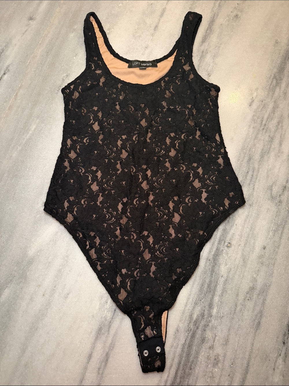 Black Lace Bodysuit